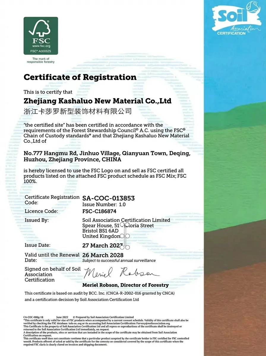 FSC Certificate