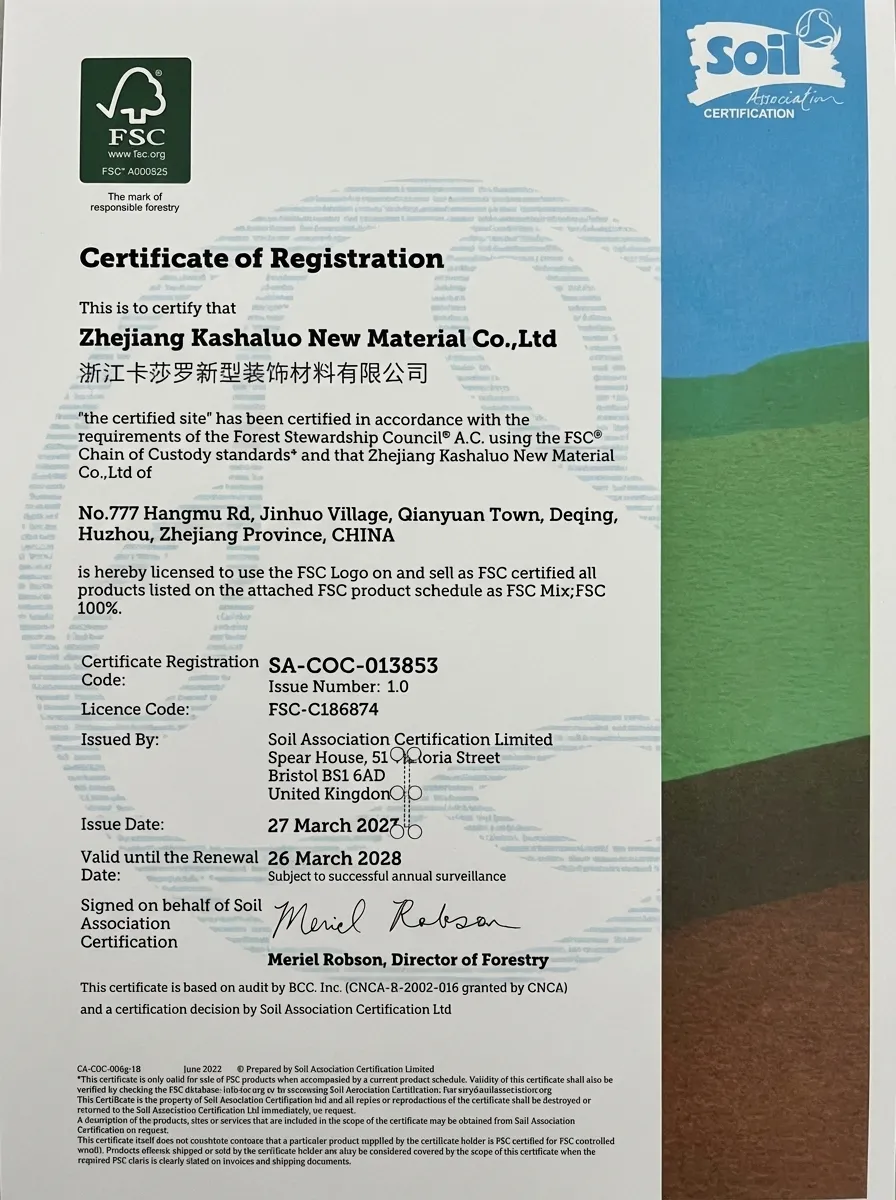 FSC Certificate